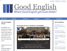 Tablet Screenshot of goodenglish.com